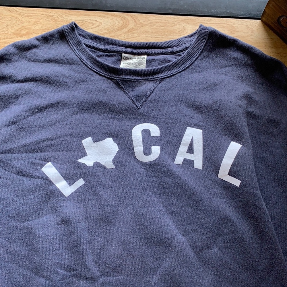 texas local crewneck